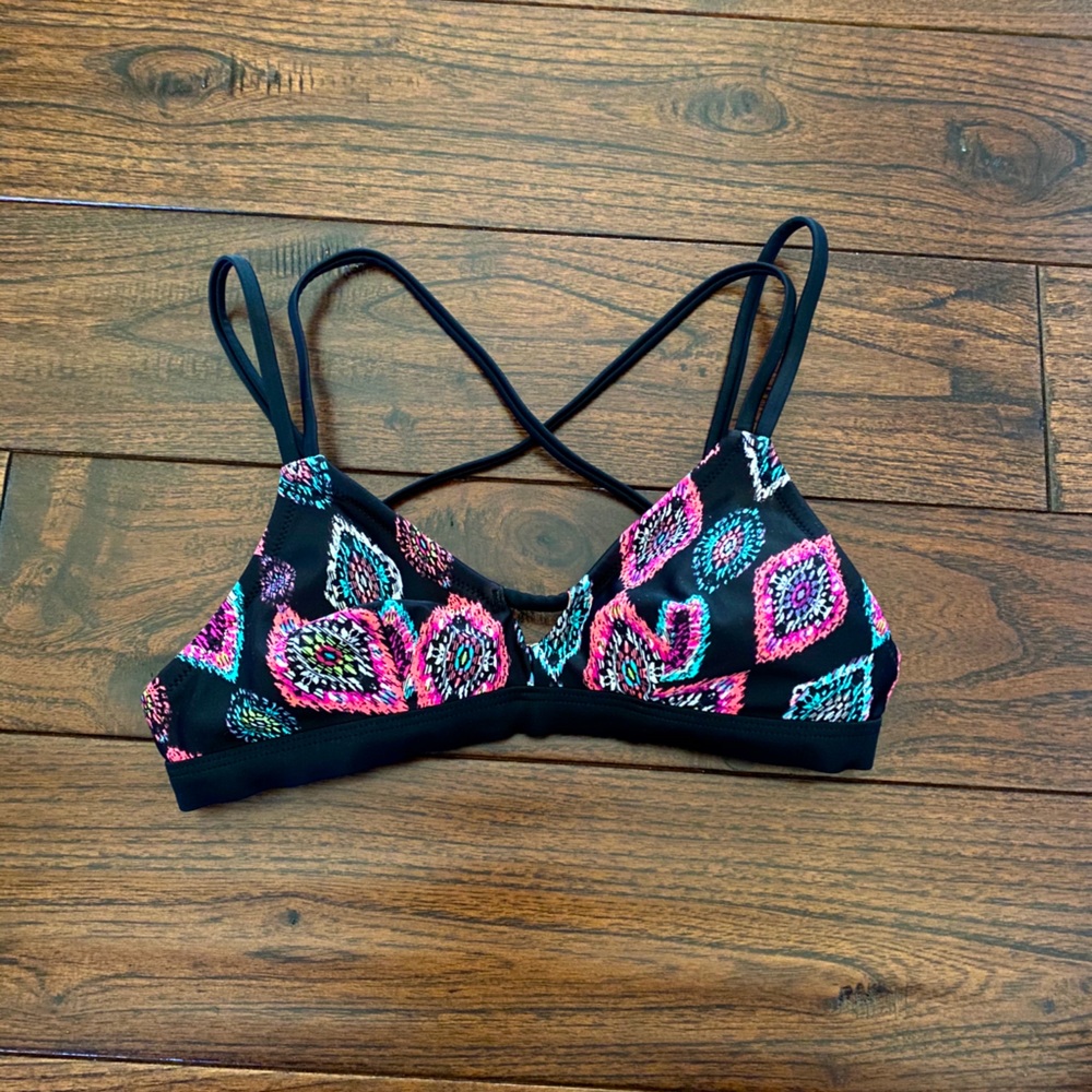 Patterned Bikini Top